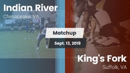 Matchup: Indian River vs. King's Fork  2019