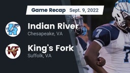 Recap: Indian River  vs. King's Fork  2022