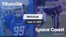 Matchup: Titusville High vs. Space Coast  2019