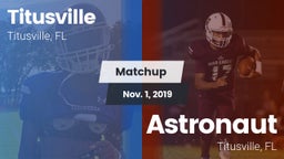 Matchup: Titusville High vs. Astronaut  2019