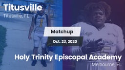 Matchup: Titusville High vs. Holy Trinity Episcopal Academy 2020