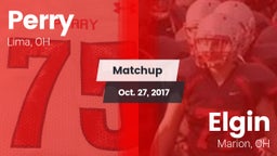 Matchup: Perry vs. Elgin  2017