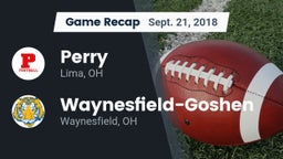 Recap: Perry  vs. Waynesfield-Goshen  2018