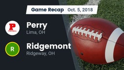 Recap: Perry  vs. Ridgemont  2018