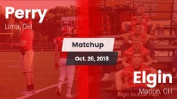 Matchup: Perry vs. Elgin  2018