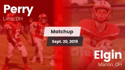 Matchup: Perry vs. Elgin  2019