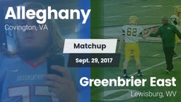 Matchup: Alleghany vs. Greenbrier East  2017