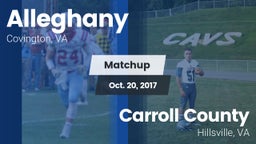 Matchup: Alleghany vs. Carroll County  2017