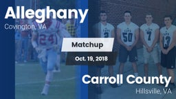Matchup: Alleghany vs. Carroll County  2018