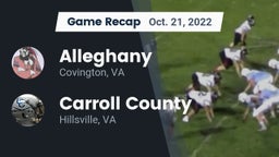 Recap: Alleghany  vs. Carroll County  2022