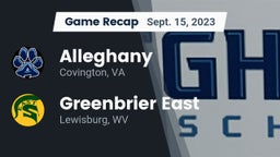 Recap: Alleghany  vs. Greenbrier East  2023