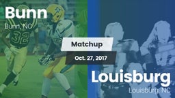 Matchup: Bunn vs. Louisburg  2017