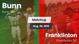 Matchup: Bunn vs. Franklinton  2019