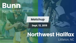 Matchup: Bunn vs. Northwest Halifax  2019