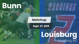 Matchup: Bunn vs. Louisburg  2019