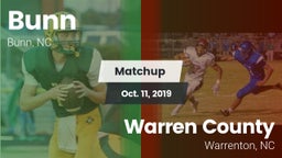 Matchup: Bunn vs. Warren County  2019
