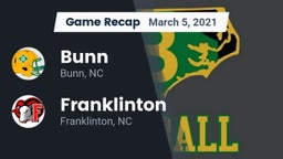 Recap: Bunn  vs. Franklinton  2021