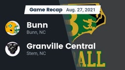 Recap: Bunn  vs. Granville Central  2021