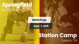 Matchup: Springfield vs. Station Camp 2018