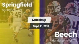 Matchup: Springfield vs. Beech  2018