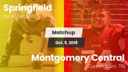 Matchup: Springfield vs. Montgomery Central  2018