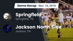 Recap: Springfield  vs. Jackson North Side  2018