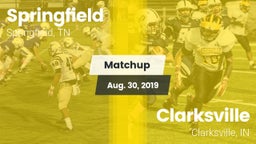 Matchup: Springfield vs. Clarksville  2019