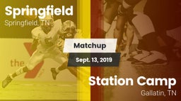 Matchup: Springfield vs. Station Camp 2019