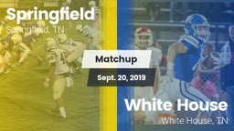 Matchup: Springfield vs. White House  2019