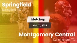 Matchup: Springfield vs. Montgomery Central  2019