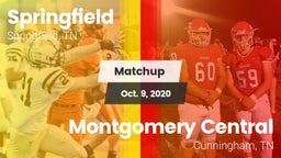 Matchup: Springfield vs. Montgomery Central  2020