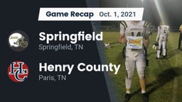 Recap: Springfield  vs. Henry County  2021