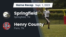 Recap: Springfield  vs. Henry County  2023