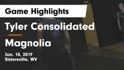 Tyler Consolidated  vs Magnolia  Game Highlights - Jan. 18, 2019