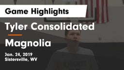 Tyler Consolidated  vs Magnolia  Game Highlights - Jan. 24, 2019