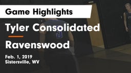 Tyler Consolidated  vs Ravenswood  Game Highlights - Feb. 1, 2019