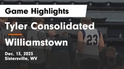 Tyler Consolidated  vs Williamstown  Game Highlights - Dec. 13, 2023