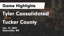 Tyler Consolidated  vs Tucker County  Game Highlights - Jan. 12, 2024