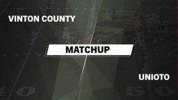 Matchup: Vinton County vs. Unioto  2016