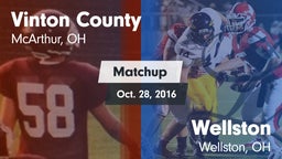 Matchup: Vinton County vs. Wellston  2016