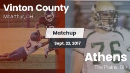Matchup: Vinton County vs. Athens  2017