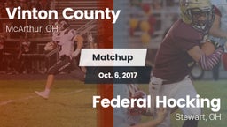 Matchup: Vinton County vs. Federal Hocking  2017