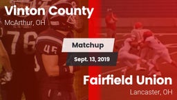 Matchup: Vinton County vs. Fairfield Union  2019