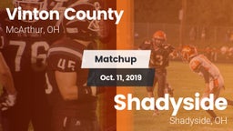 Matchup: Vinton County vs. Shadyside  2019