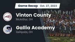 Recap: Vinton County  vs. Gallia Academy 2023