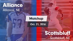 Matchup: Alliance  vs. Scottsbluff  2016