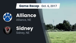 Recap: Alliance  vs. Sidney  2017