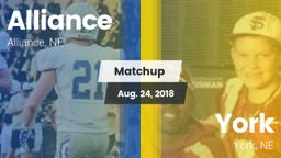 Matchup: Alliance  vs. York  2018