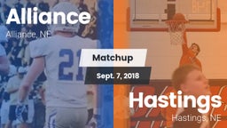 Matchup: Alliance  vs. Hastings  2018