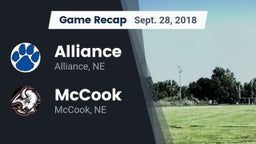 Recap: Alliance  vs. McCook  2018